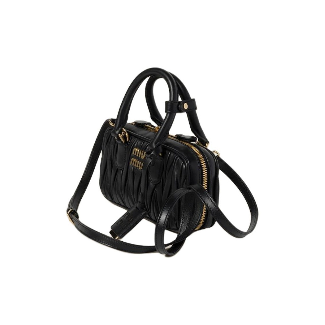 ハンドバッグ MIU MIU Arcadie Softy leather handbag Nero MIU Arcadie ハンドバッグ MIU leather Nero Softy handbag