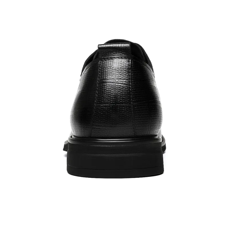 CHINT Dress Shoes Men Low Top Black-3