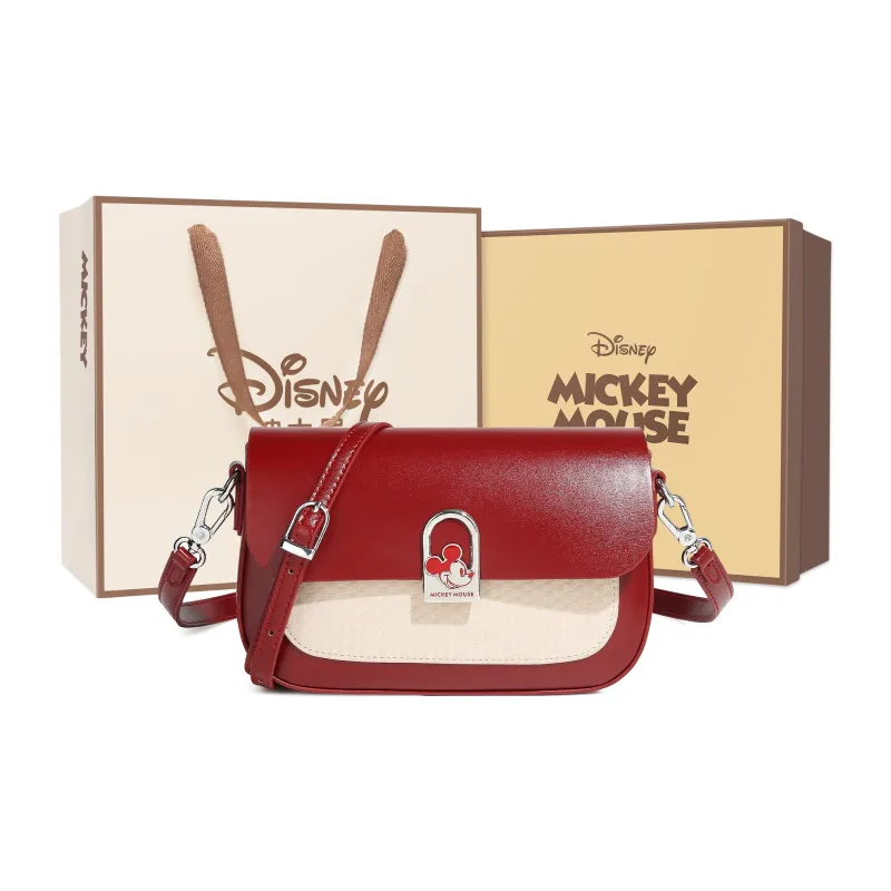 Disney Mickey Series Polyester Crossbody Bags Handbags Regular Women's Black/White-16