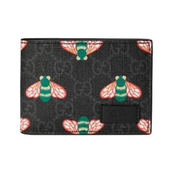 GUCCI Canvas Wallet Mini Men's Black