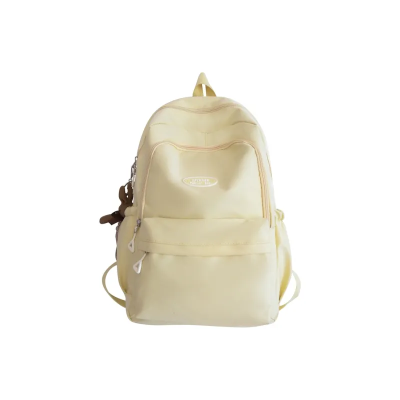 GOX Nylon Backpack Unisex White/Black/Red/Yellow/Green/Blue/Pink-11