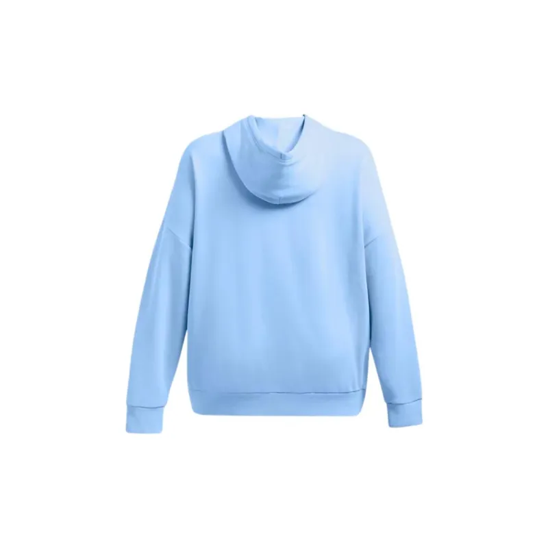 Under Armour Rival Fleece Oversized Hoodie Sweatshirt Women's Horizon Blue-1