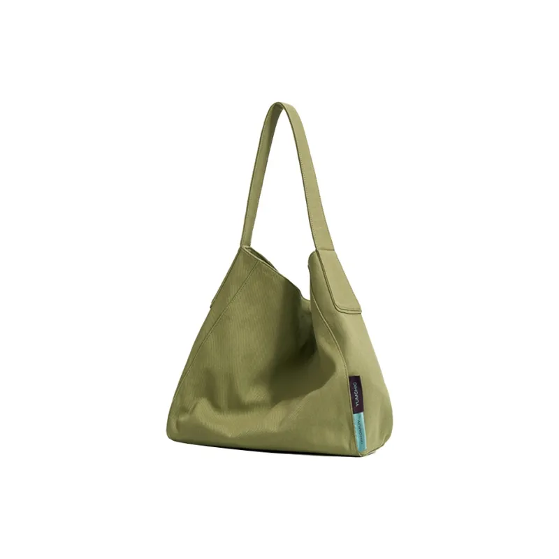 YUMCHIC 100% Cotton Twill Canvas Handbag Shoulder Bag Large Size Women's Multicolor-7