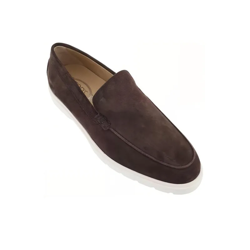 TOD'S Logo Embossed Slip-On Loafers-2
