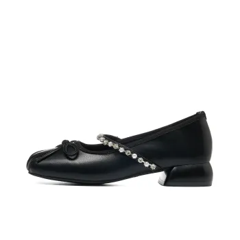 HLA Bowknot Sparkling Diamond Elegant Women's Casual Shoes Women's