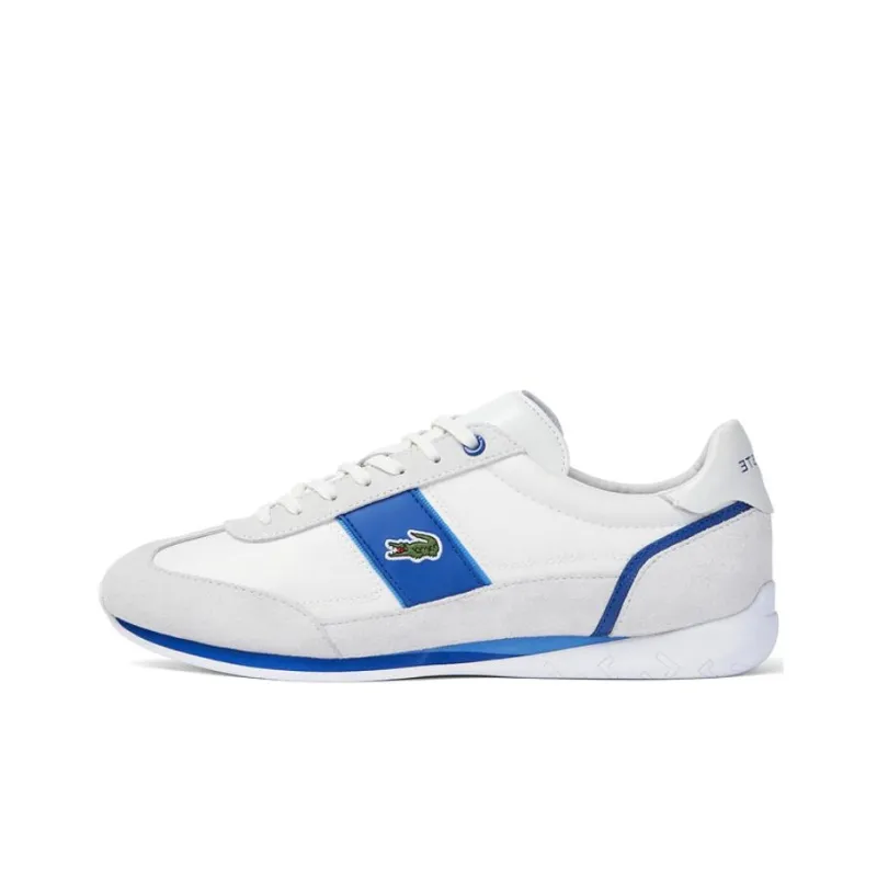 LACOSTE Low Top Casual Shoes Men's White Blue Multicolor-0