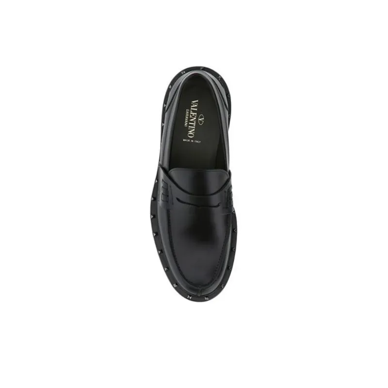 Valentino GARAVANI Men's Casual Shoes Unlined Shoes Black-4