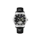 White Case Black Dial Black Leather