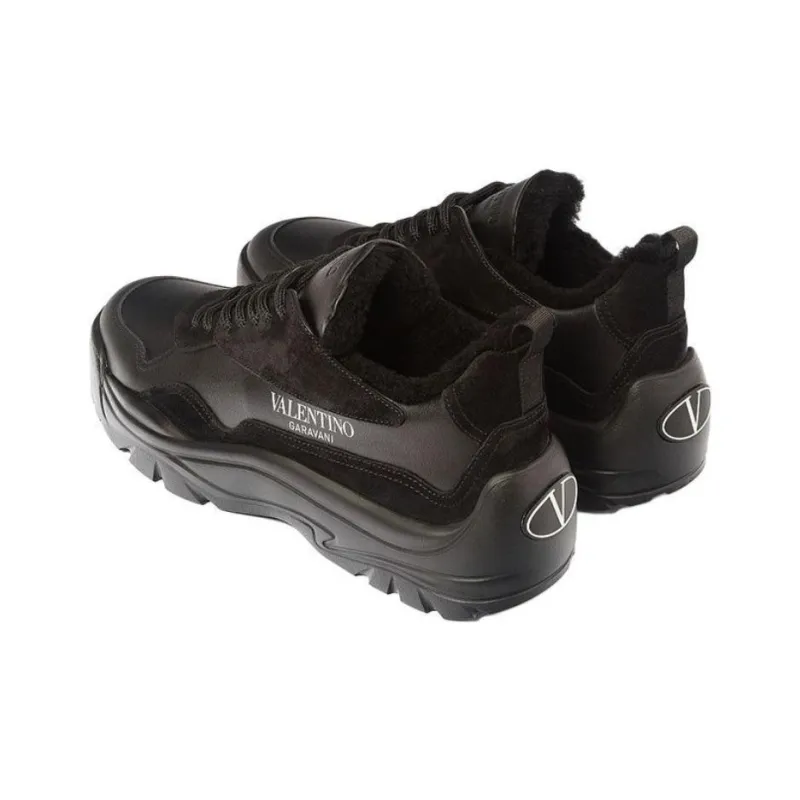 Valentino Gumboy Low Top Casual Shoes Men's Black-3