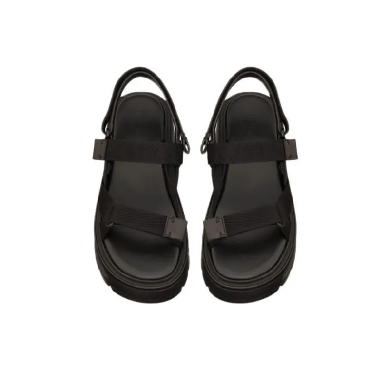 Valentino Uniqueform Beach Sandals Men's Black-3