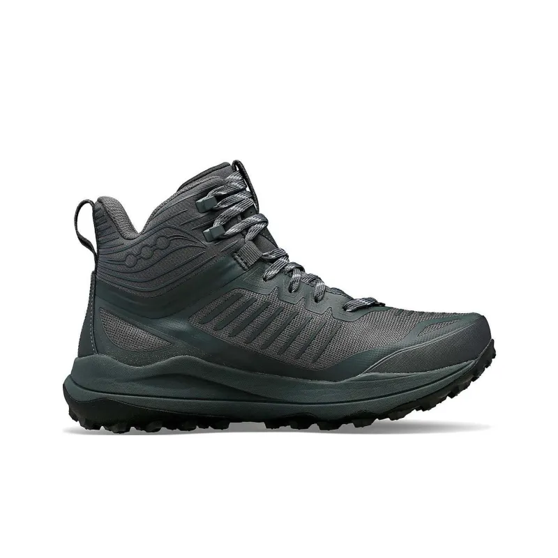 Saucony Ultra Ridge Slip Resistant High Top Hiking Shoes Men's Blue Gray-1