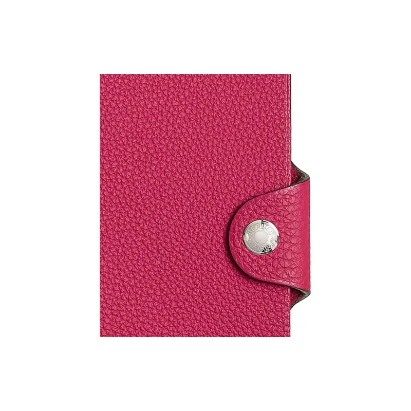 HERMES Ulysse Togo Calfskin Storage Bag Mini Women's 0D Rose Mexico Pink-2