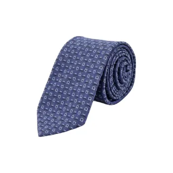 Ferragamo Gancini pattern Silk Tie