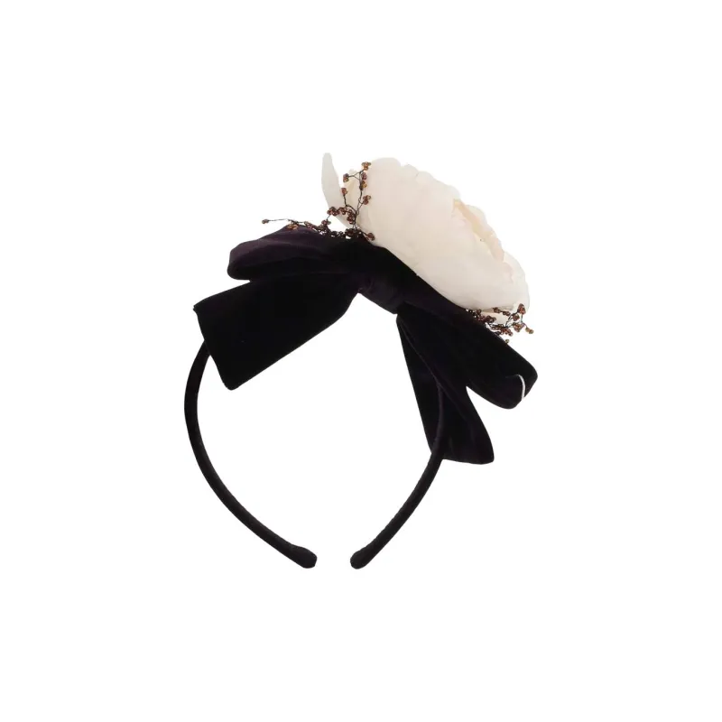 Bonpoint Garmia Floral-appliqué Headband-1