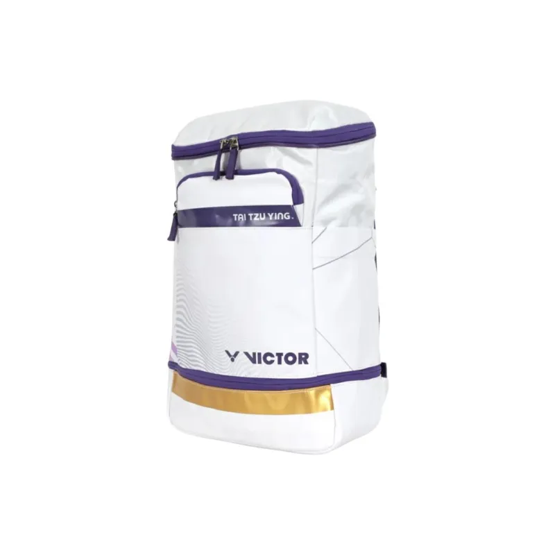 VICTOR Badminton Rackets Backpack Bright White & Medium Purple Unisex-2