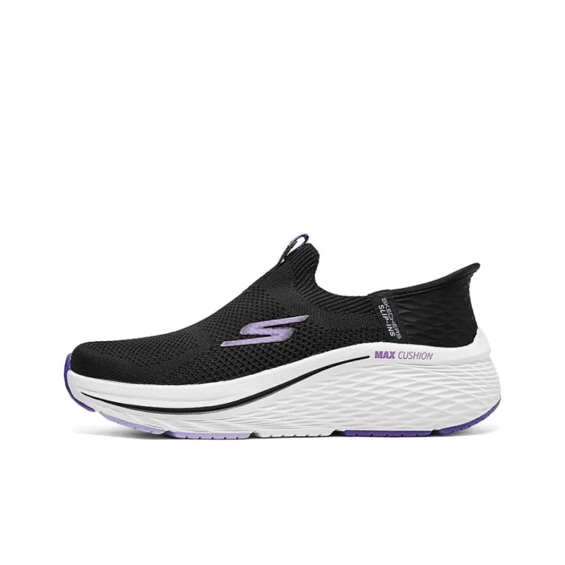 Skechers WOMEN'S GO Series Anti Slip Wear Resistant Low Top Casual Running Shoes Women's Black-0