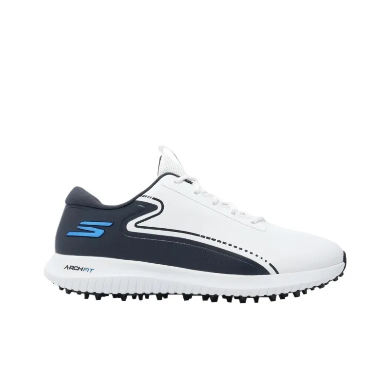Skechers Go Golf Max 3 Shock-Absorbing Non-Slip Waterproof Breathable And Lightweight Low-Top Golf Shoes Men's White-1