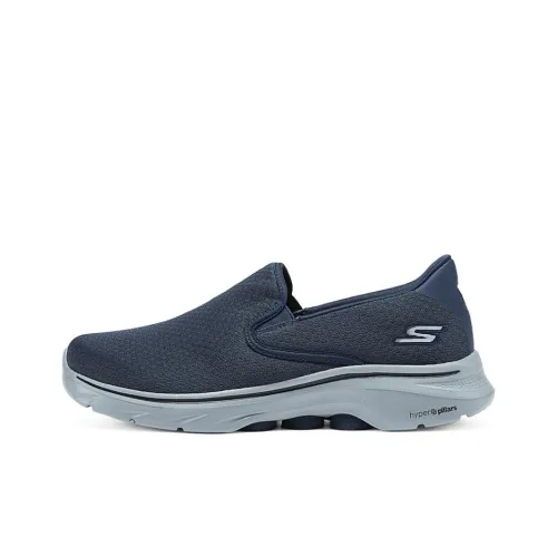 Skechers GO WALK Casual Shoes Men Low-Top Blue