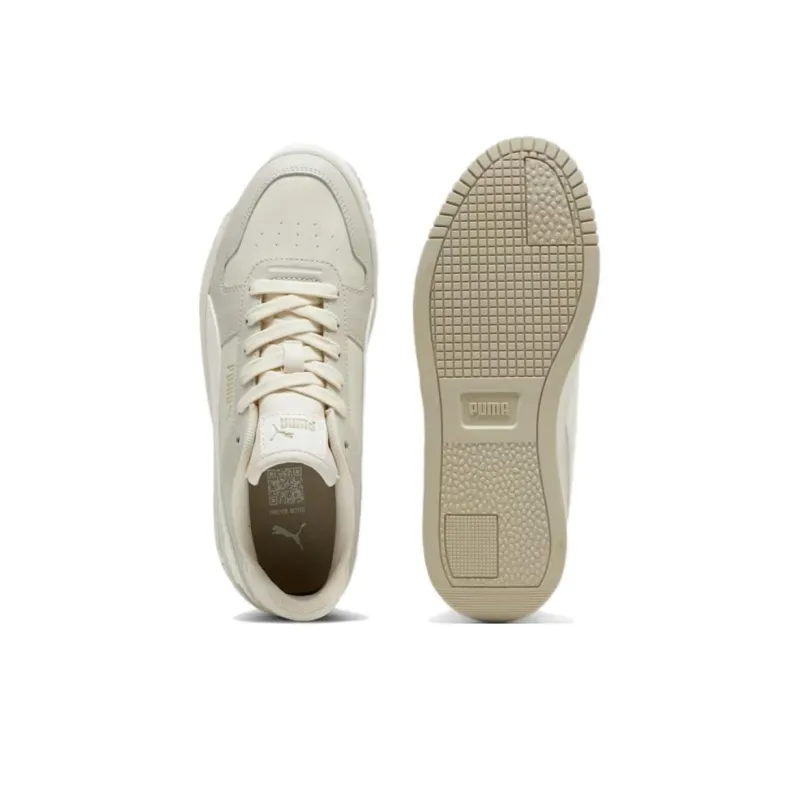 PUMA Carina Street Anti Slip Wear Resistant Low Top Skateboard Shoes Women's Gray White-3