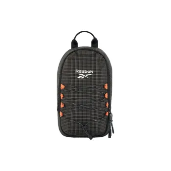 Reebok Fabric Crossbody Bag Sports Sling Bag Medium Size Unisex Black/Green