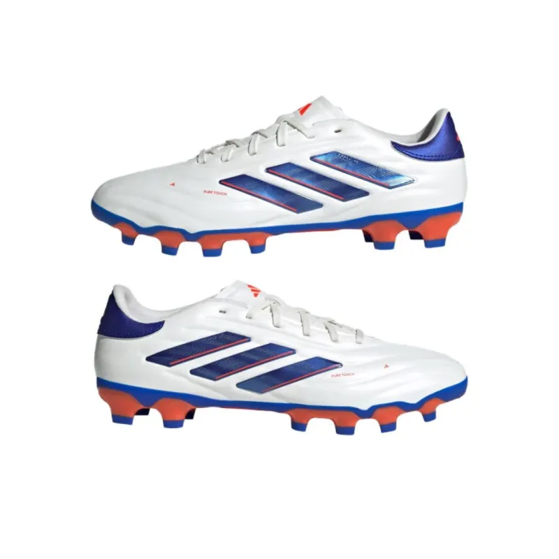 Adidas COPA PURE 2 Anti Slip Wear Resistant Soccer Shoes Men's White-3