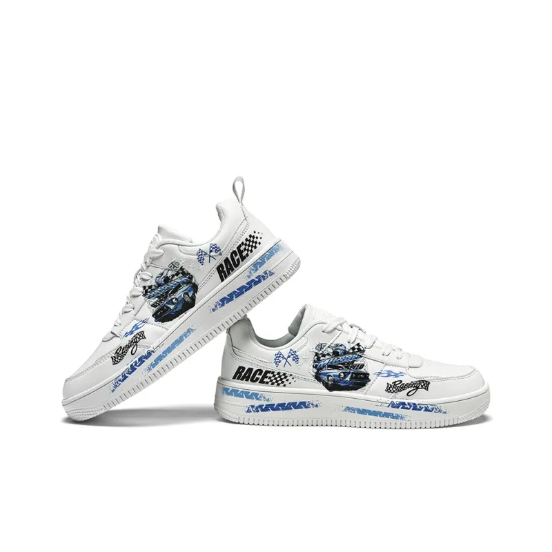 TCELLARS Skateboard Shoes Unisex Low Top White-100