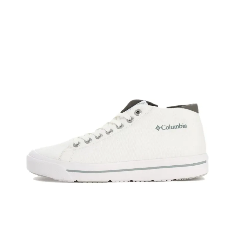 Columbia Slip Resistant Waterproof Mid Top Casual Shoes Unisex White-0