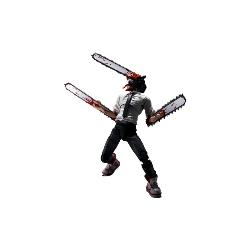 BANDAI SHF Chainsaw Man Denji Action Figures 15cm-1