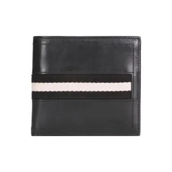 BALLY Cow Leather Wallet Unisex Black