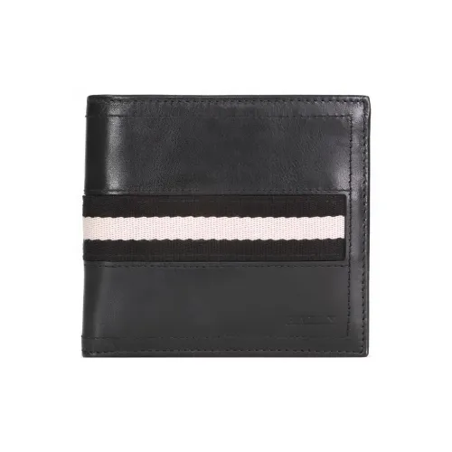 BALLY Artificial Leather Card Holder, Coin Purse, Wallet Mens Brown