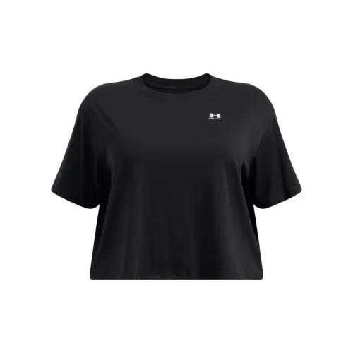 Under Armour Boxy T-Shirts Women's Black