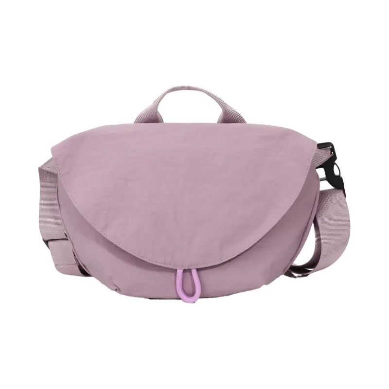 Single Warehouse Nylon Fabric Fanny Pack Unisex Ecru/Black/Purple/Khaki/Green-12
