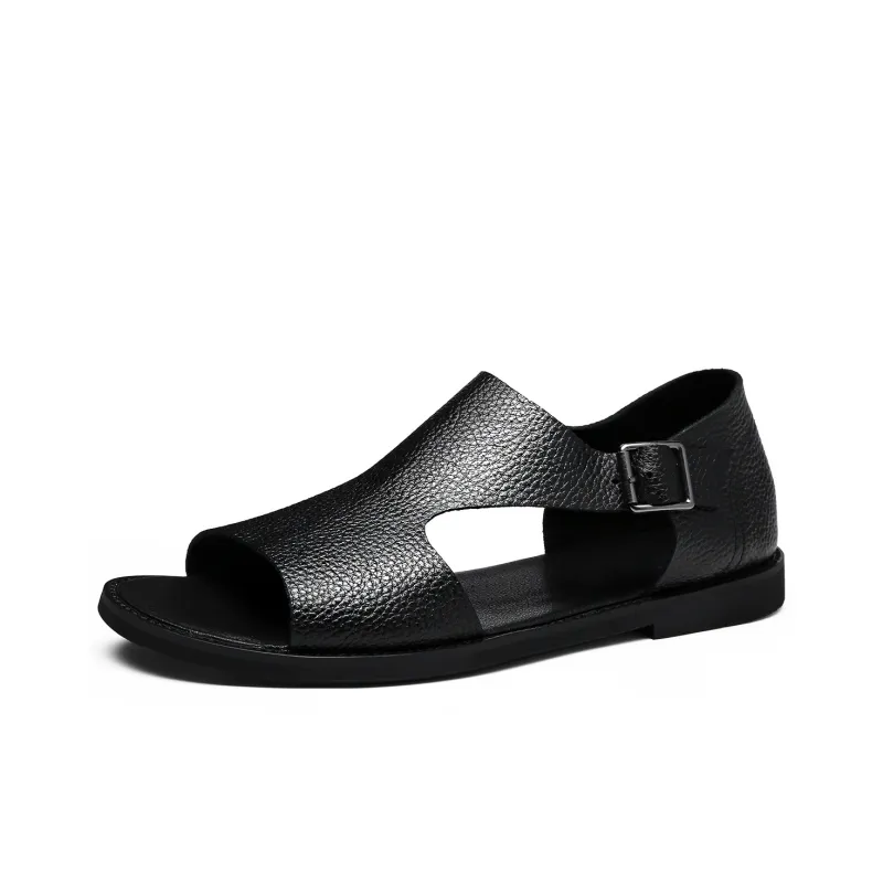 CHINT Beach Sandals Men Black-0