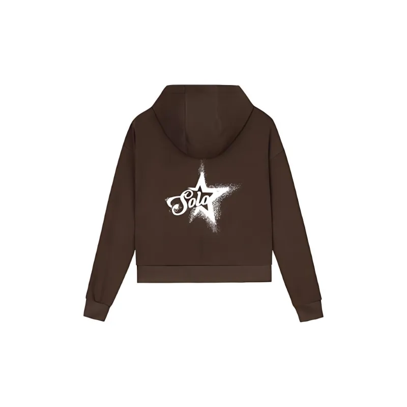 361° Sweatshirt Women's Dark Brown Coffee-1