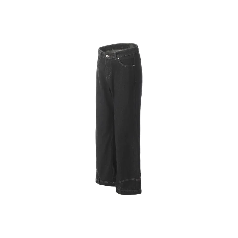GBXM Jeans Unisex Washed Black-2