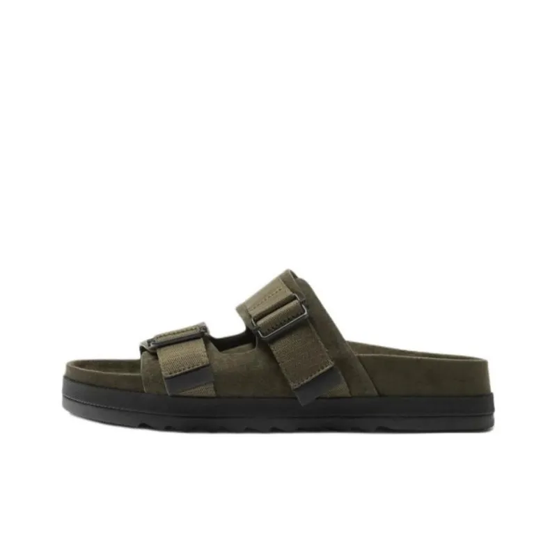 ZARA Slide Slippers Men's Green-0