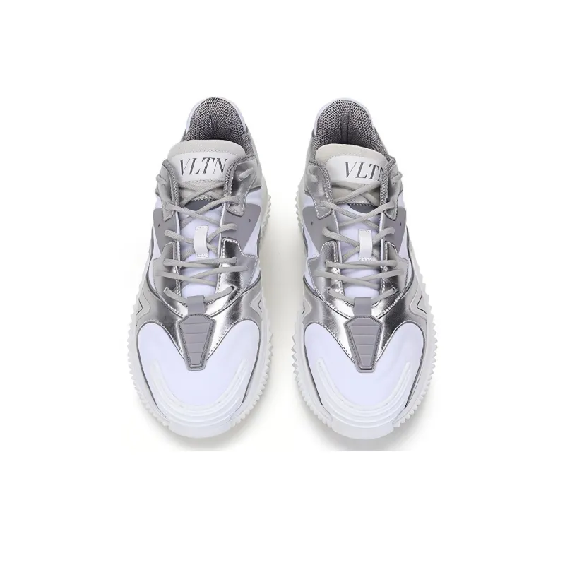 Valentino Wade Runner Low Top Casual Shoes Men's White-3