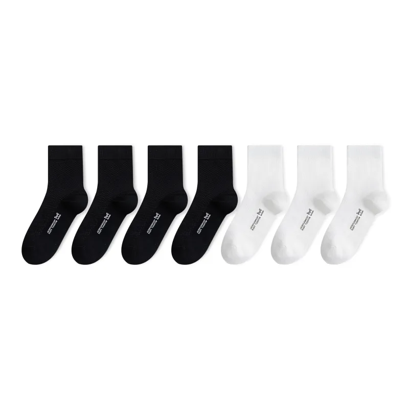 MIIOW Cool One Summer Series Mid Calf Socks Unisex Combo Set-14