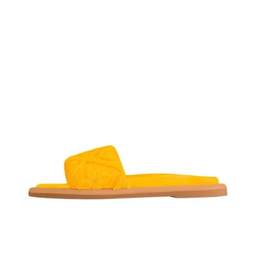 LOUIS VUITTON Bliss Slide Slippers Women's Yellow