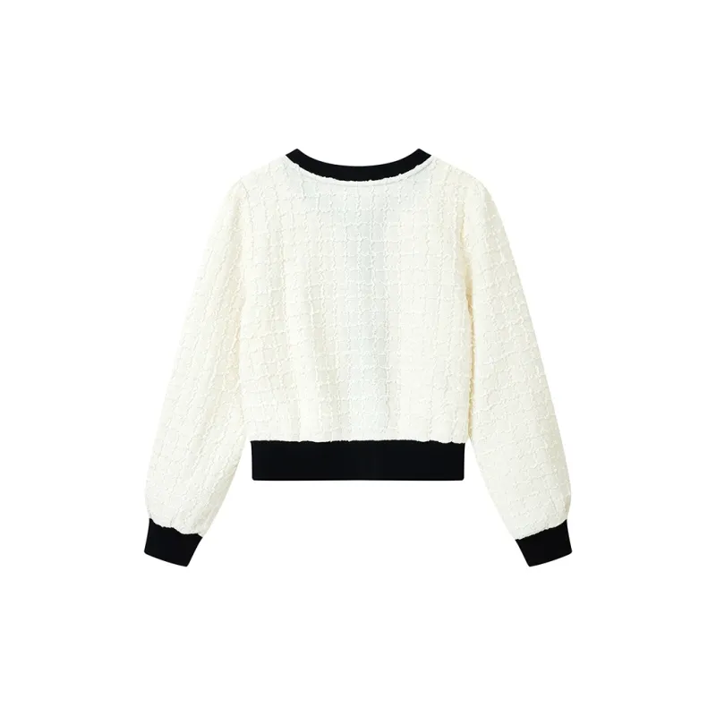 Yu Qianwen Cropped Coats Women's Beige-1