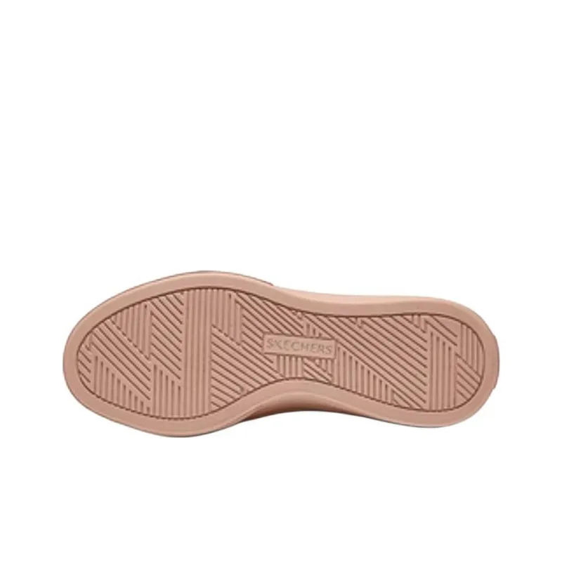 Skechers Court Classics Anti Slip Wear Resistant Low Top Skateboard Shoes Women's Tan-4