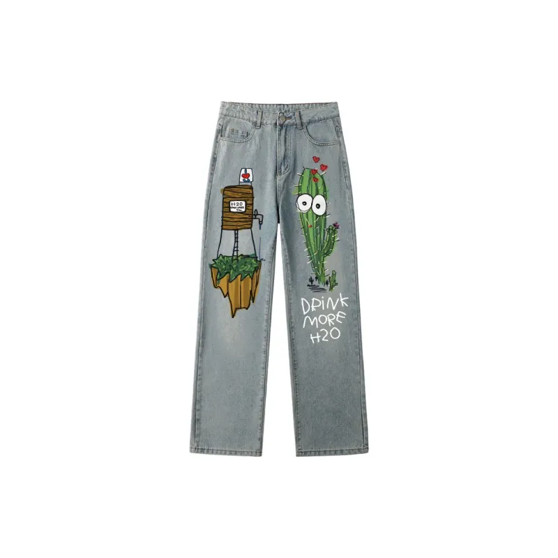 AFTER SCHOOL SPECIAL Jeans Unisex Light Blue-0