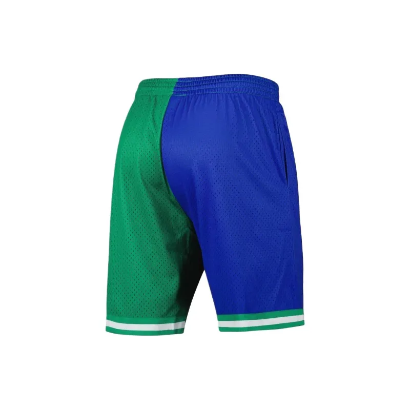 NBA x Mitchell & Ness Dallas Cowboys Basketball Shorts Men's Blue/Green-1