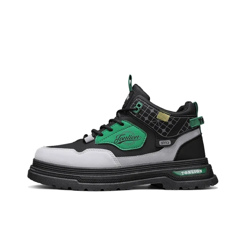 Tonlion Cushioned Slip-Resistant Abrasion-Resistant Mid-Top Casual Shoes Men's-10