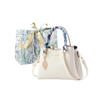 Volunteer PU Shoulder Bag Crossbody Bag Handbag Women's White/Black/Red/Dark Blue