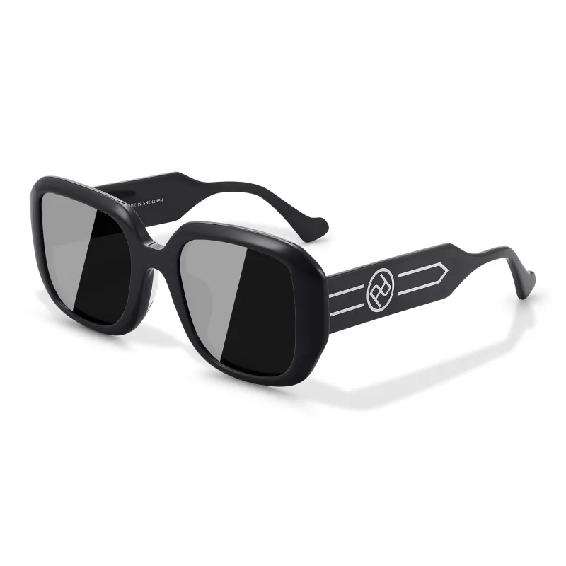 SUYAN Plate Frame Square Sunglasses Unisex-0