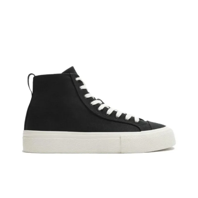 ZARA High Top Skateboard Shoes Men's Black-1