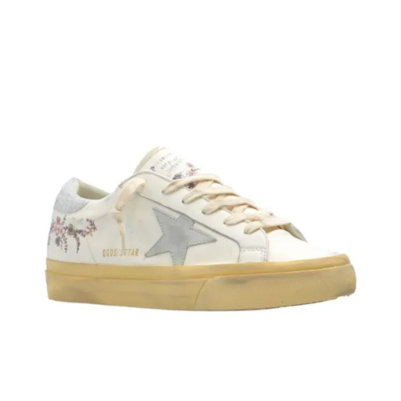 Golden Goose Super Star Low Top Skateboard Shoes Women's White-2