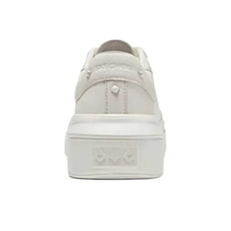 Skechers Court Classics Anti Slip Wear Resistant Low Top Skateboard Shoes Women's Ivory-3