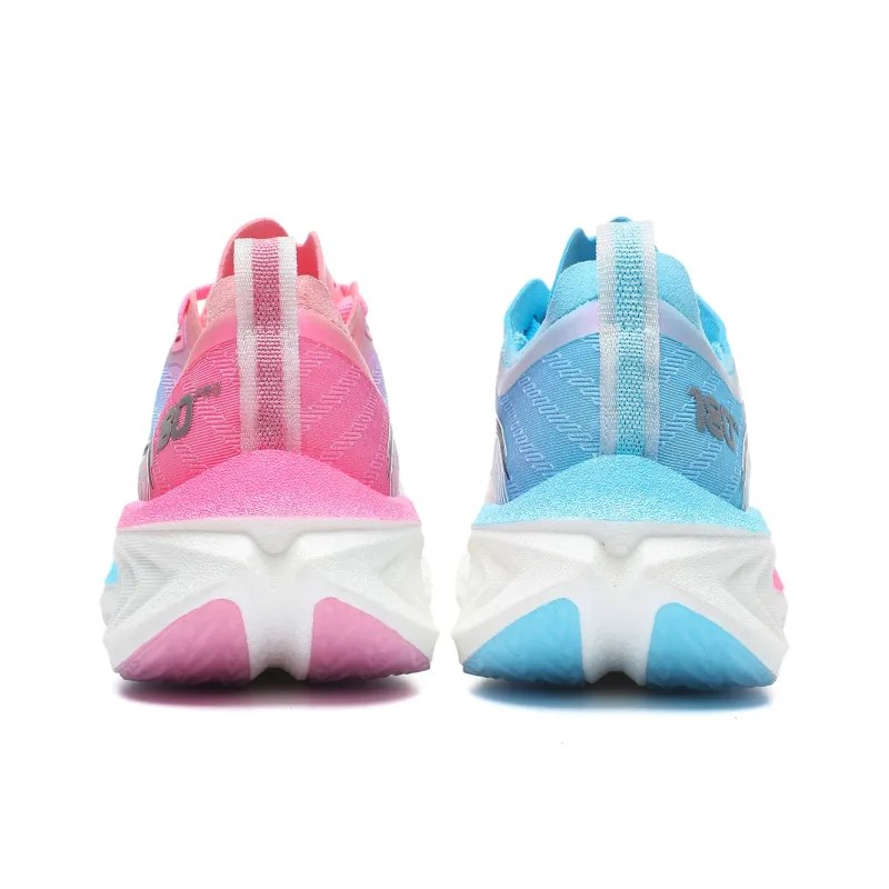 TREEPERI Running Shoes Unisex Low Top Pink/Blue/White-7